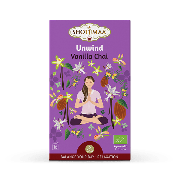 CEAI SHOTIMAA BALANCE YOUR DAY - UNWIND - VANILLA CHAI BIO 16DZ