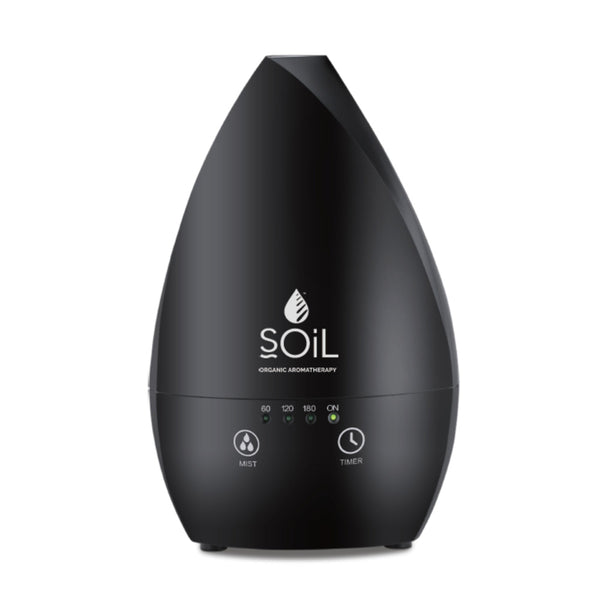 Difuzor Aromaterapie Ultrasonic Negru 2 în 1 | SOiL