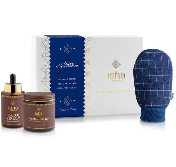 SET CADOU RITUAL HAMMAM - SAPUN NEGRU 200ML, MANUSA KESSA, ULEI DE ARGAN BIO 50ML