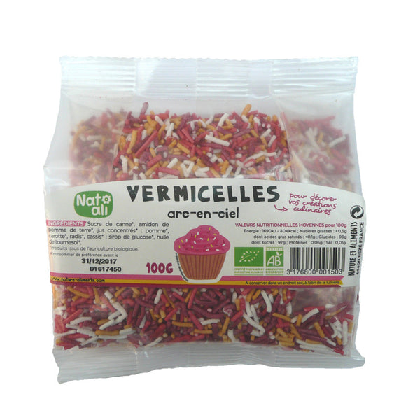 SPRINKLES DECORATIUNI PENTRU DESERTURI BIO 100G