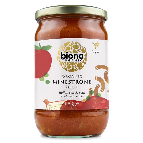SUPA MINESTRONE CU LEGUME SI PASTE BIO 680G