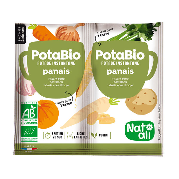 SUPA INSTANT CU PASTARNAC SI LEGUME BIO ( 2 BUCATI X 8.5G ) 17G