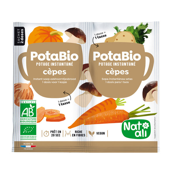 SUPA INSTANT CU PORCINI SI LEGUME BIO ( 2 BUCATI X 8.5G ) 17G