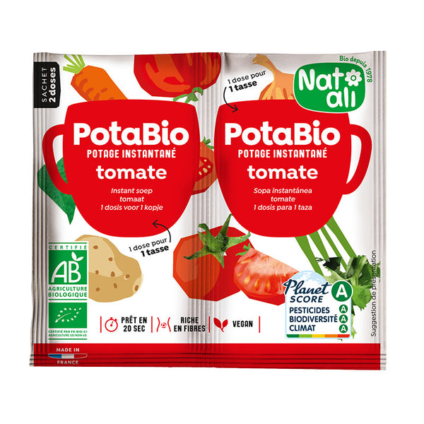 SUPA INSTANT CU ROSII SI LEGUME BIO ( 2 BUCATI X 8.5G ) 17G