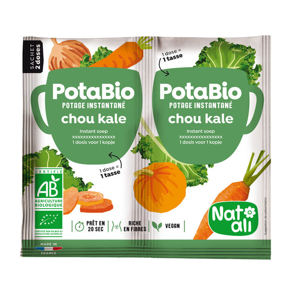 SUPA INSTANT CU VARZA KALE SI LEGUME BIO ( 2 BUCATI X 8.5G ) 17G