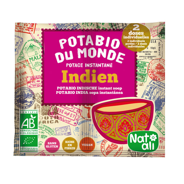 SUPA INSTANT STIL INDIAN CU LEGUME BIO ( 2 BUCATI X 8.5G ) 17G