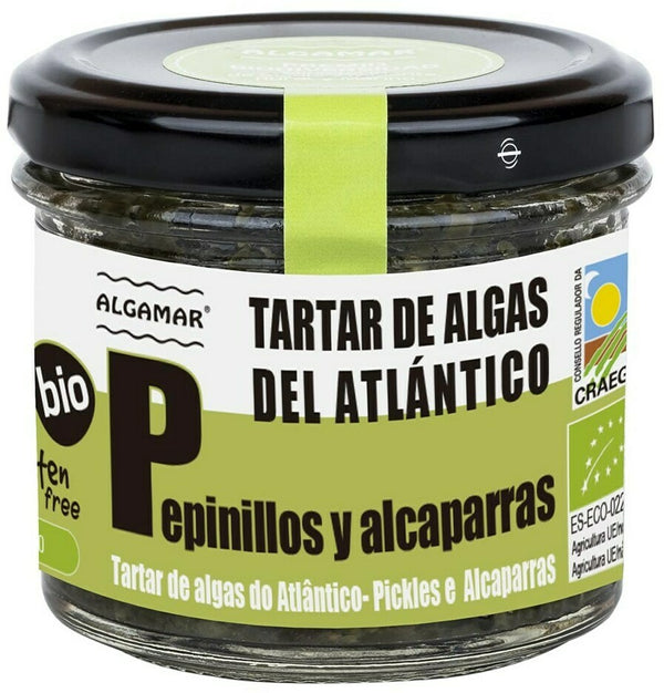 TARTAR DE ALGE MARINE CU CASTRAVETI MURATI SI CAPERE BIO 100G