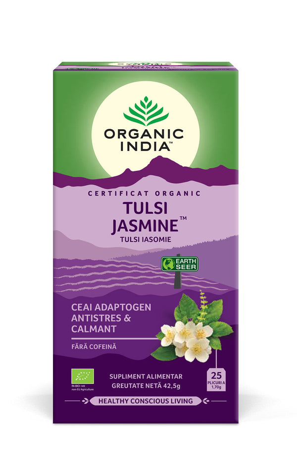 Ceai Adaptogen Tulsi Iasomie, 25plicuri, ECO | Organic India