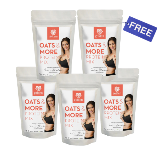 Pachet Oats & More Protein Mix 4+1 – Pachet Proteic pentru Dimineți Active | Golden Flavours