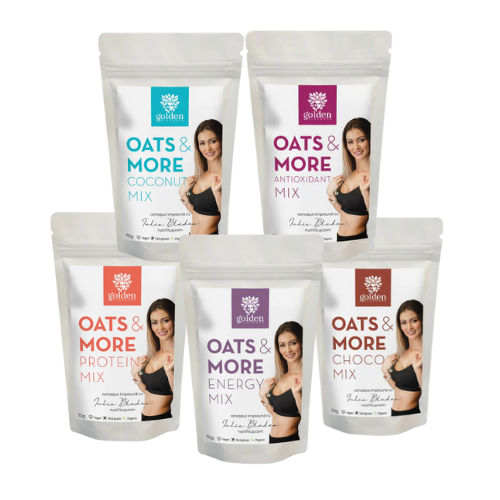 Pachet “Oats & More Variety Box”, terci de ovăz, mic dejun sănătos | Golden Flavours