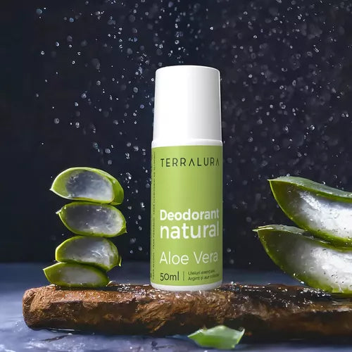 Deodorant Roll-on Natural Aloe Vera, 50ml | Terralura