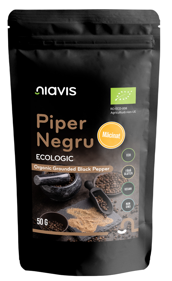 Piper Negru Macinat Ecologic/BIO 50g