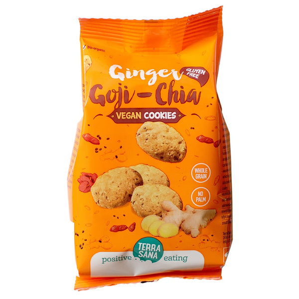 Biscuiti cu ghimbir goji si chia fara gluten