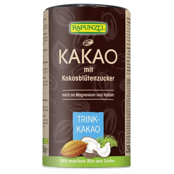 Cacao cu zahar din nuca de cocos, 250g