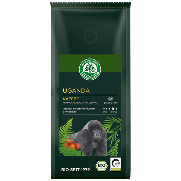 Cafea bio Uganda boabe, 250g