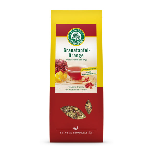 Ceai cu rodie si portocala ecologic, 75g