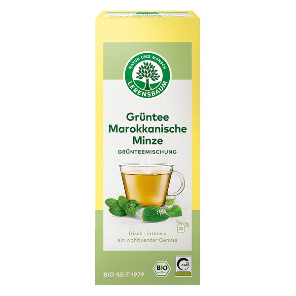 Ceai verde bio cu menta Marocana, 40g