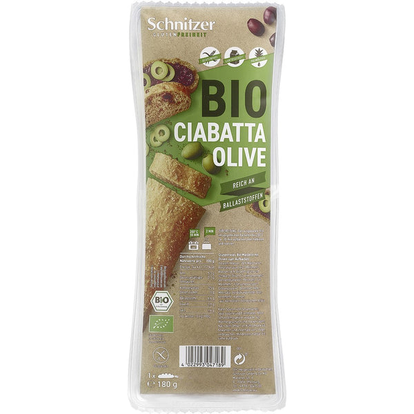 Ciabatta cu masline fara gluten, 180g