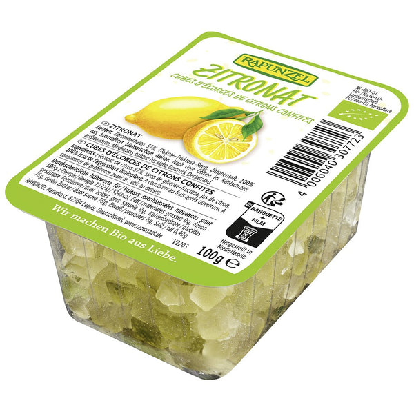 Coaja de lamaie bio confiata, 100g