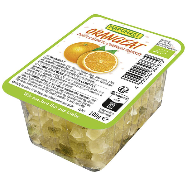 Coaja de portocala bio confiata, 100g