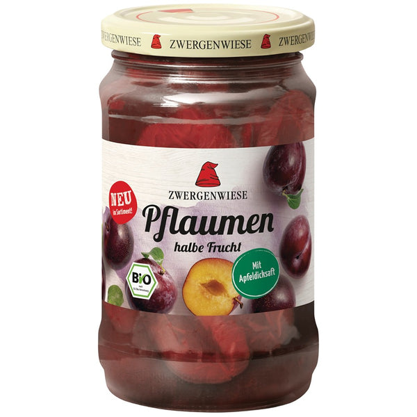 Compot bio de prune jumatati fara gluten, 360g