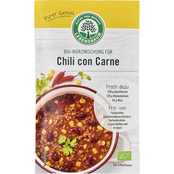 Condiment bio pentru Chili con Carne, 30g