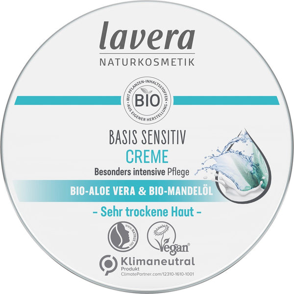 Crema basis sensitiv cu aloe vera si ulei de migdale bio, 150ml