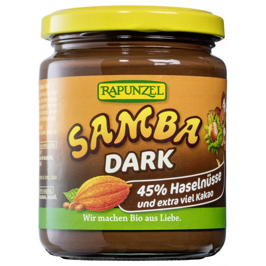 Black Friday - Reduceri Crema de ciocolata bio Samba dark, 250g Promotie - Bioshops.ro