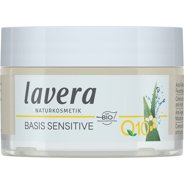 Crema sensitiv hidratanta de zi antirid cu coenzima Q10 jojoba bio si aloe vera bio, 50ml