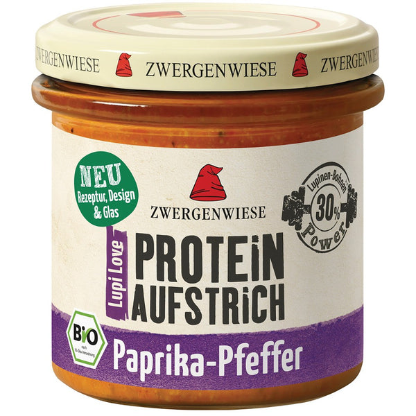 Crema tartinabila proteica bio cu lupin ardei si piper, 135g