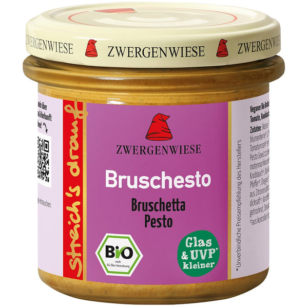 Crema bio tartinabila vegetala Bruschesto cu pesto, 135g