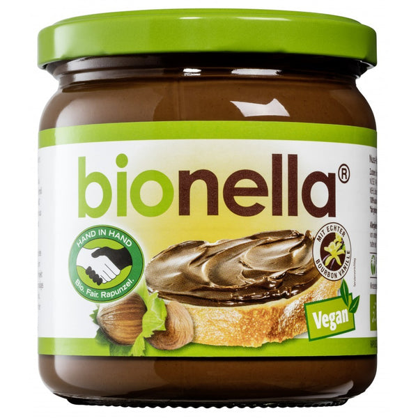 Crema vegana de alune cu ciocolata Bionella, 400g