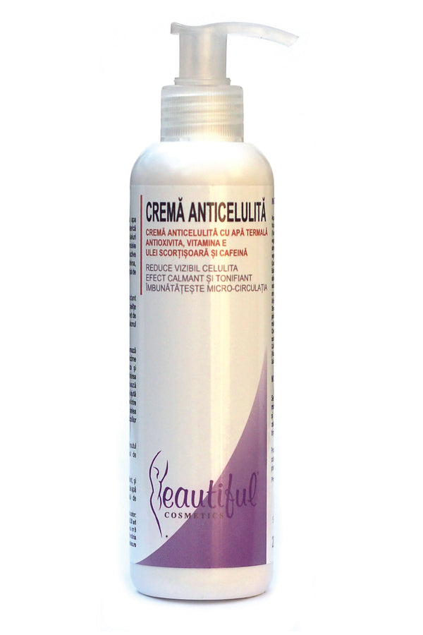CREMA ANTICELULITA CU ANTIOXIVITA, CAFEA SI SCORTISOARA 200ML