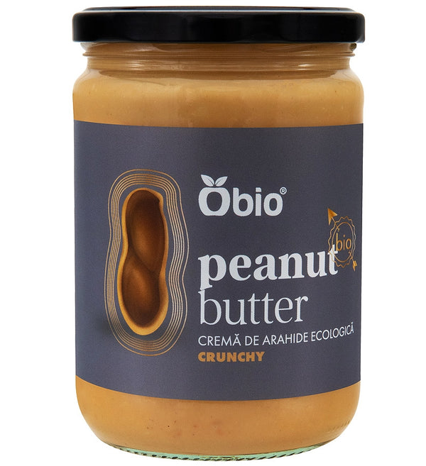 CREMA DE ARAHIDE CRUNCHY BIO , 500G