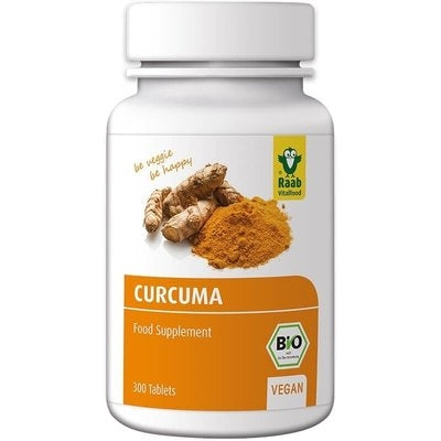 TURMERIC ( CURCUMA) BIO 300MG, 300 TABLETE VEGANE