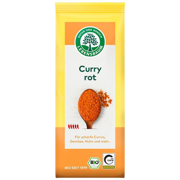 Curry rosu picant bio, 50g