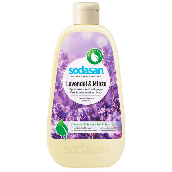 Detergent de vase lichid cu lavanda si menta, 500ml