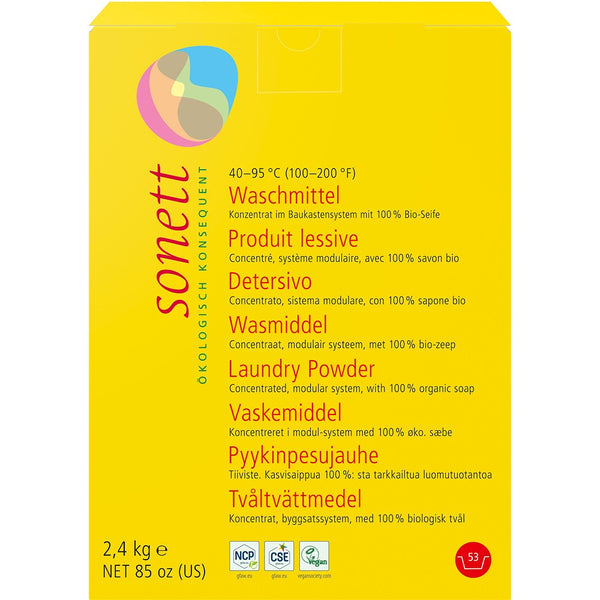 Detergent  pudra concentrat pentru rufe colorate, 2.4kg