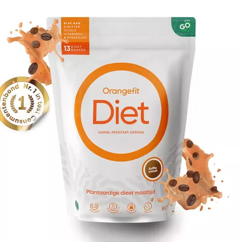 Diet - Pudră pentru Slăbit cu Aromă de Cafea, 850g | Orangefit