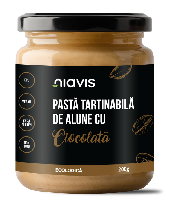 Pasta Tartinabila de Alune cu Ciocolata Ecologica/BIO 200g
