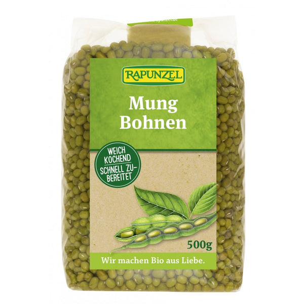 Fasole mung bio, 500g