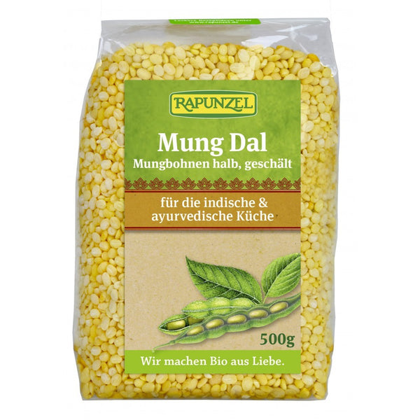 Fasole mung jumatati Mung Dal bio, 500g