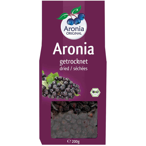 Fructe de aronia bio uscate, 200g