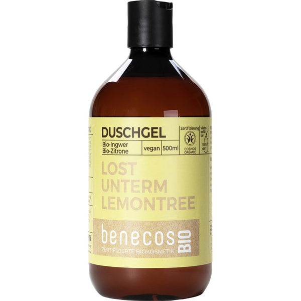 Gel de dus cu ghimbir bio si lamaie bio, 500ml