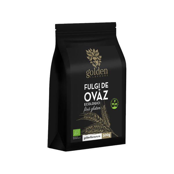 Fulgi de Ovăz Fără Gluten ECO 500 g | Golden Flavours