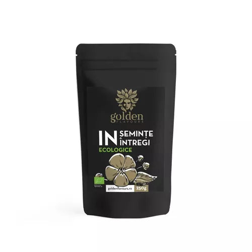 Semințe de In Întregi ECO, 250g | Golden Flavours