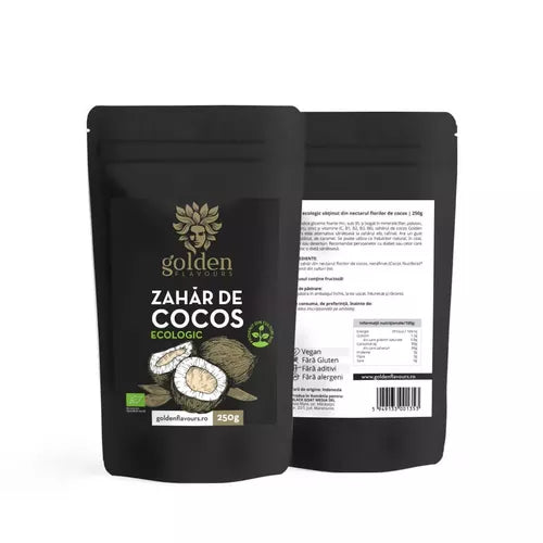Zahăr de Cocos ECO 250 g | Golden Flavours