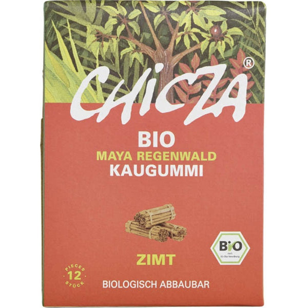 Guma de mestecat bio cu scortisoara, 30g