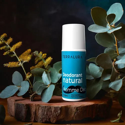HOMME DEO Roll-on, Deodorant Natural Pentru Bărbați, 50ml | Terralura