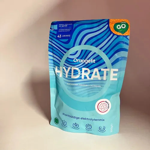 Hydrate - Apă cu electroliți mix fructe roșii, 300g | Orangefit